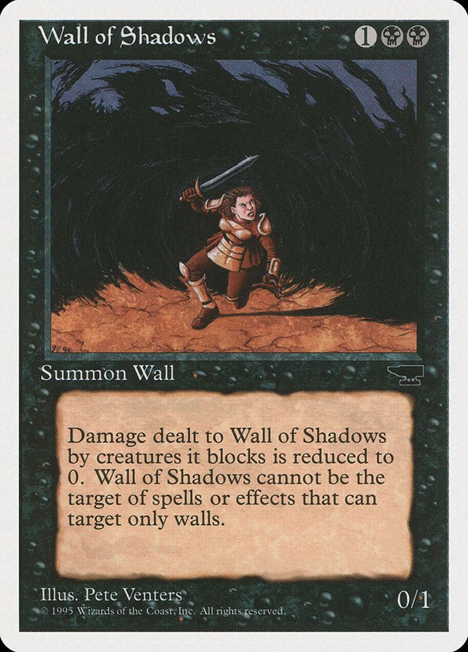Carta MTG-Wall of Shadows-Chronicles-N.036-EN-EX- Carta MTG-Wall of Shadows-Chronicles-N.036-EN-EX-