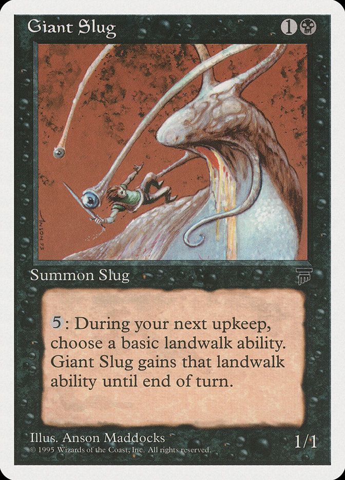 Carta MTG-Giant Slug-Chronicles-N.030-EN-EX- Carta MTG-Giant Slug-Chronicles-N.030-EN-EX-