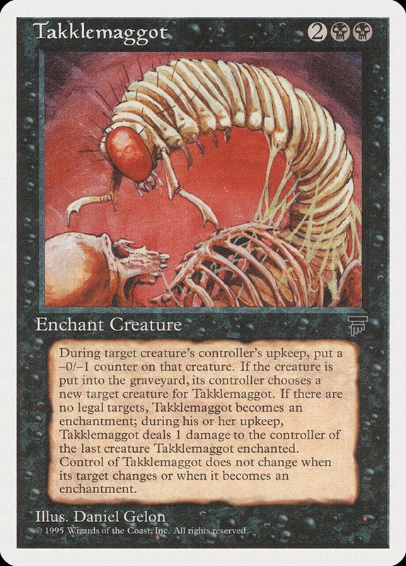 Carta MTG-Takklemaggot-Chronicles-N.032-EN-Good- Carta MTG-Takklemaggot-Chronicles-N.032-EN-Good-