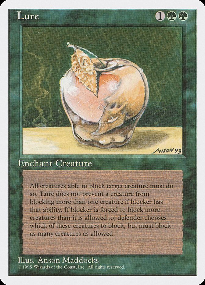 Carta MTG-Lure-Quarta Edizione-N.290-EN-EX- Carta MTG-Lure-Quarta Edizione-N.290-EN-EX-
