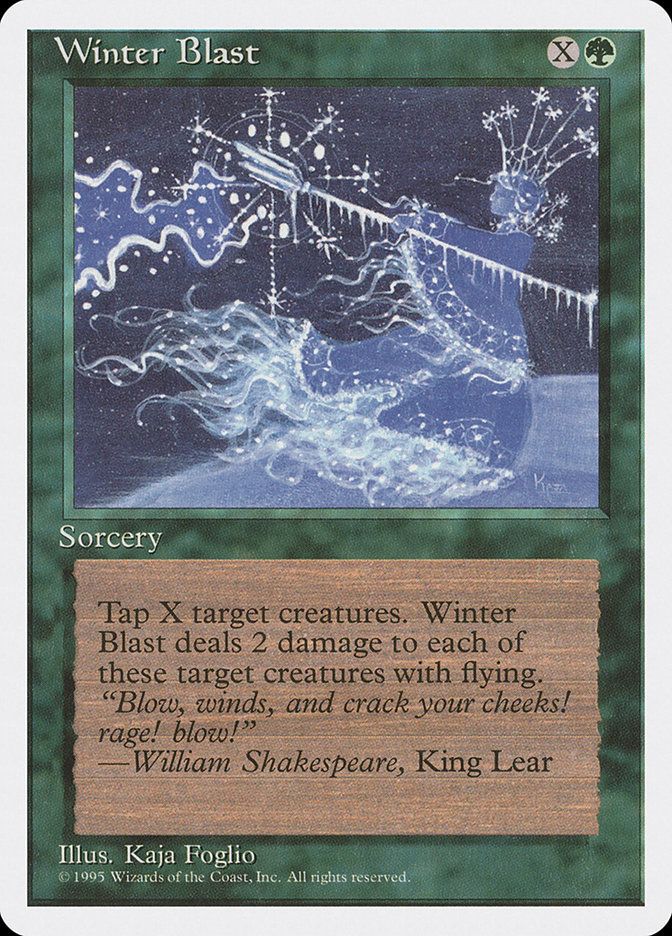 Carta MTG-Flagello Invernale-Quarta Edizione-N.222-ITA-Good-