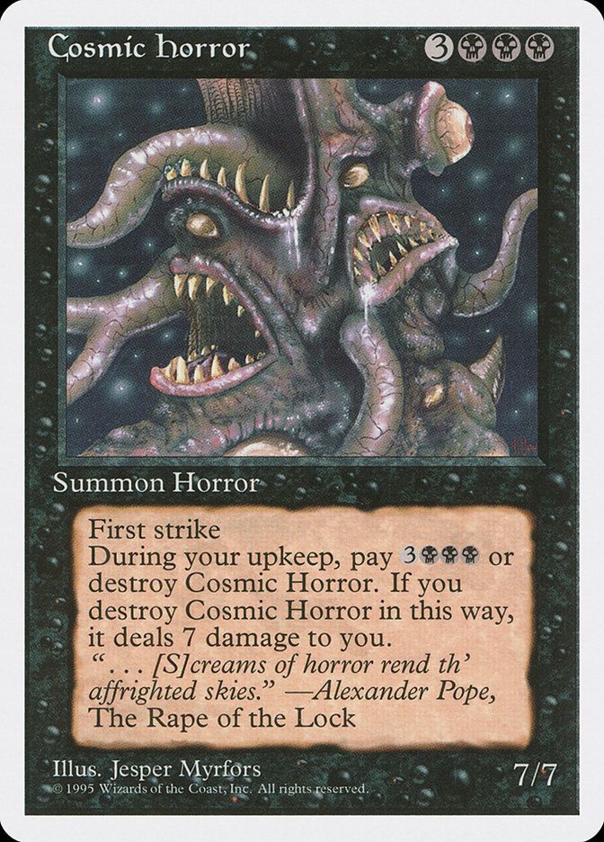 Carta MTG-Orrore Cosmico-Quarta Edizione-N.126-ITA-EX-Rare Carta MTG-Orrore Cosmico-Quarta Edizione-N.126-ITA-EX-Rare