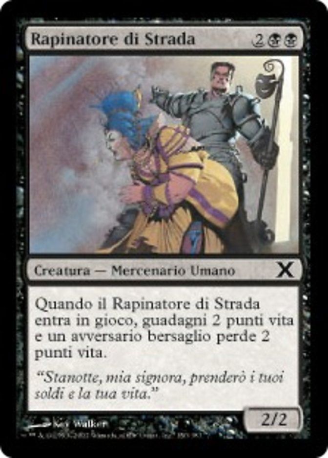 Carta MTG-Rapinatore di Strada-Decima Edizione-N.150-ITA-Good-Common
