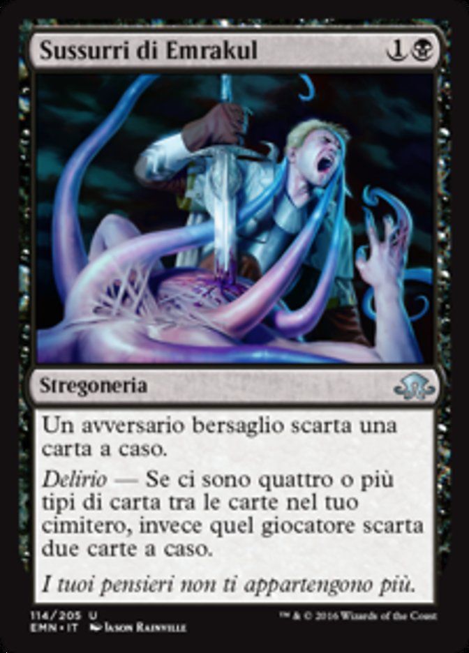 Carta MTG-Sussurri di Emrakul-Luna Spettrale-N.114-ITA-NM-Uncommon Carta MTG-Sussurri di Emrakul-Luna Spettrale-N.114-ITA-NM-Uncommon