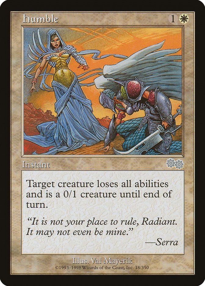 Carta MTG-Humble-Saga di Urza-N.018-EN-EX-Uncommon Carta MTG-Humble-Saga di Urza-N.018-EN-EX-Uncommon