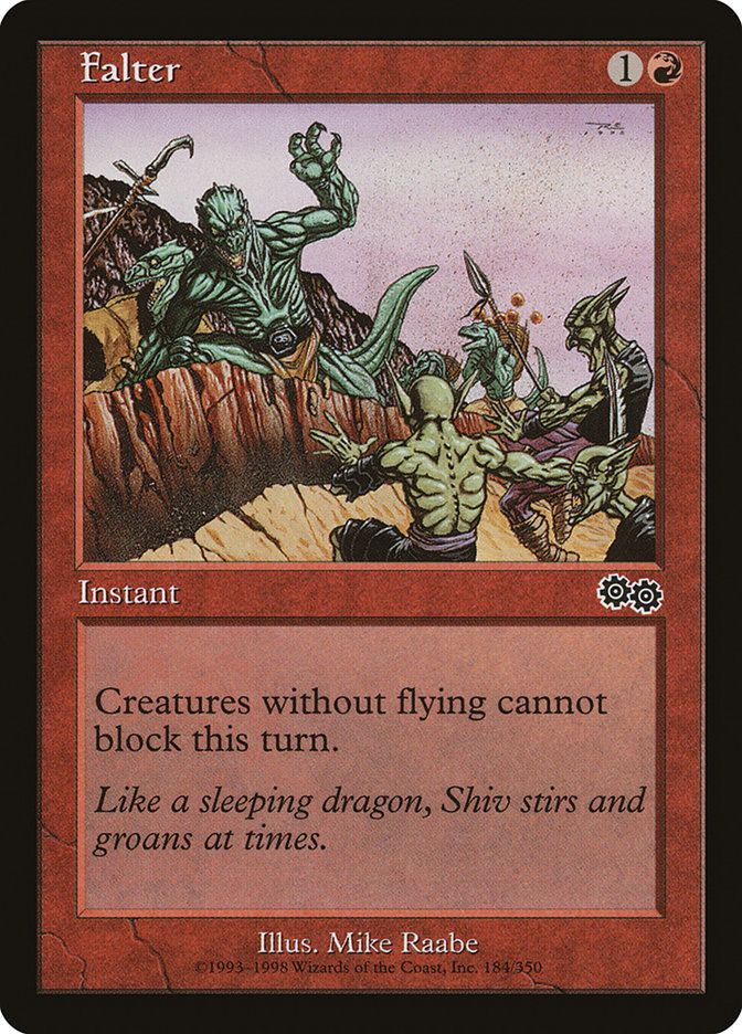 Carta MTG-Falter-Saga di Urza-N.184-EN-Good-Common Carta MTG-Falter-Saga di Urza-N.184-EN-Good-Common