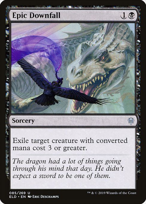 Carta MTG-Epic Downfall-Throne of Eldraine-85-EN-EX- U Carta MTG-Epic Downfall-Throne of Eldraine-85-EN-EX- U