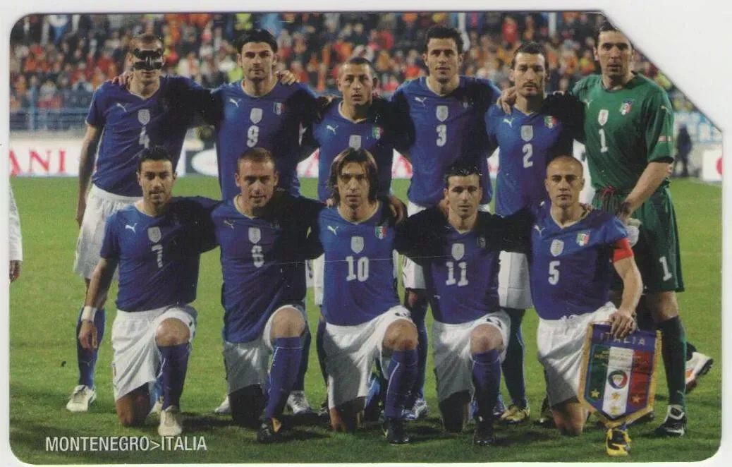Scheda telefonica - TIM - Italia Montenegro Calcio - Usata 5€ Tir:15.000