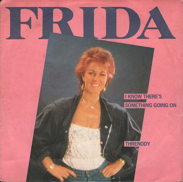 Vinile, 7", 45 RPM, Single-Frida – I Know There's Something Going On-Italy-Pop-1982-VG/VG