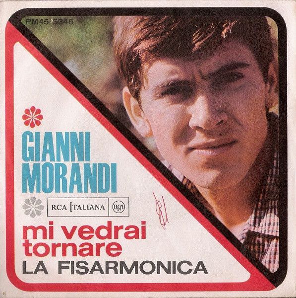 Vinile, 7 Vinile, 7", 45 RPM, Mono-Gianni Morandi – Mi Vedrai Tornare / La Fisarmonica-Italy-Pop-1966-Good/Fairy