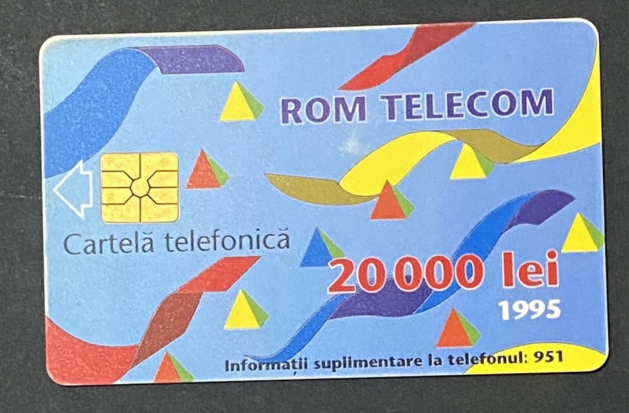 Scheda Telefonica Romania Rom Telecom 1995 20000 Lei Usata ROLC02 Scheda Telefonica Romania Rom Telecom 1995 20000 Lei Usata ROLC02