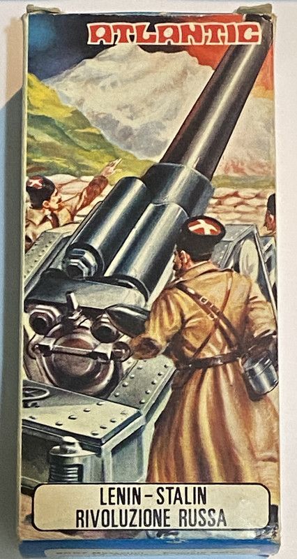 Soldatini Atlantic 8009/C Cannone d'Assalto Rivoluzione Russa Anni 70 Box Soldatini Atlantic 8009/C Cannone d'Assalto Rivoluzione Russa Anni 70 Box