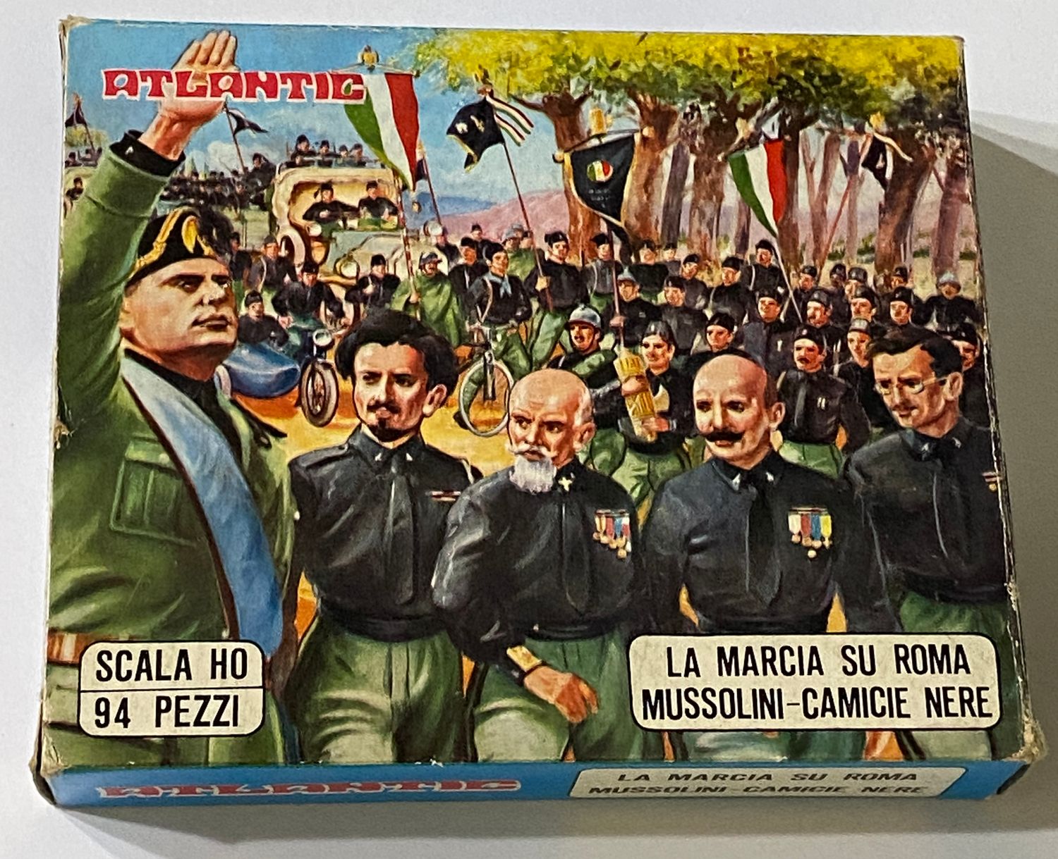 Soldatini Atlantic 10007 Camicie Nere La Marcia su Roma Scala HO 94 Pezzi Box Soldatini Atlantic 10007 Camicie Nere La Marcia su Roma Scala HO 94 Pezzi Box