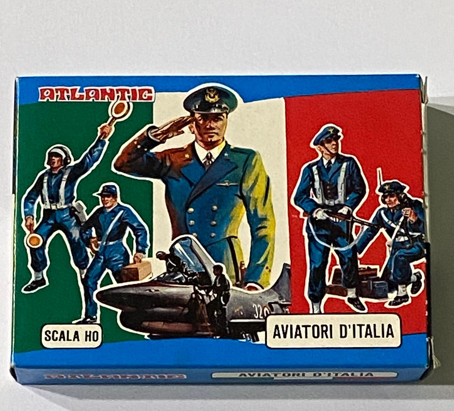 Soldatini Atlantic 9011 Aviatori d'Italia Aeronautica Scala HO Anni 70 Box Soldatini Atlantic 9011 Aviatori d'Italia Aeronautica Scala HO Anni 70 Box