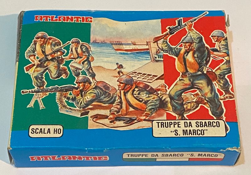 Soldatini Atlantic 9013 Truppe da Sbarco S. Marco Scala HO Vintage Box