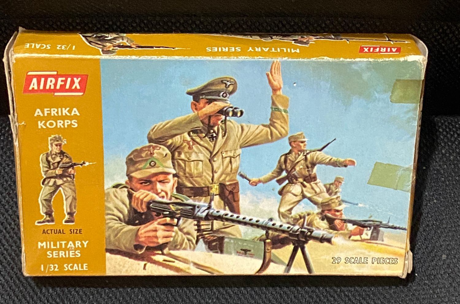 Airfix 1806-1.98 Afrika Korps DAK Scala 1:32 Soldatini Anni 70 Box Originale