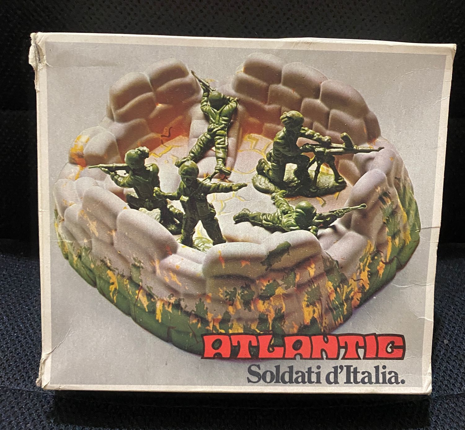Atlantic 304 Maxiplastico N.3 Postazione Sacchi Sabbia Diorama Scala 1:32 Box