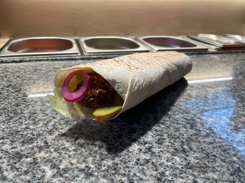 Kebabs veģetārais (ar falafel)