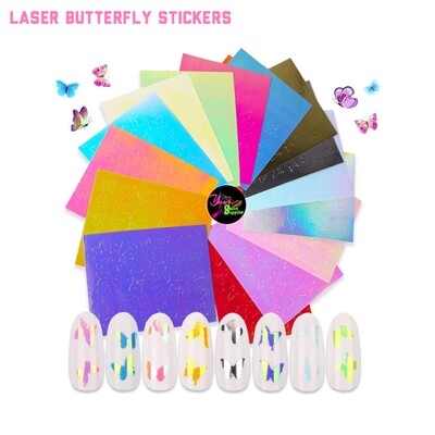 Laser Butter stickers
