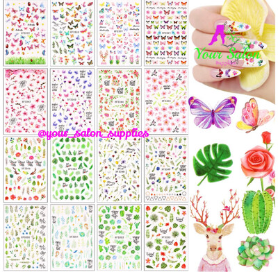 Flowers, Leaves And Plant Stickers