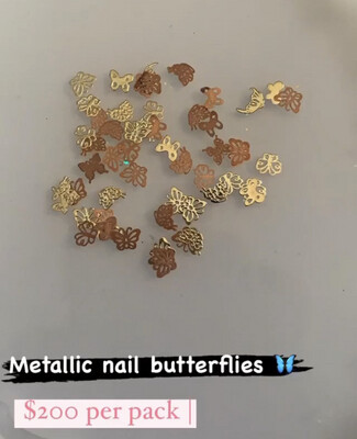 Metal Butterfly Glitter