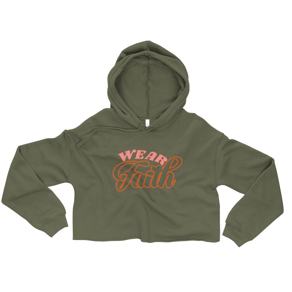 Wear Faith-Crop Hoodie