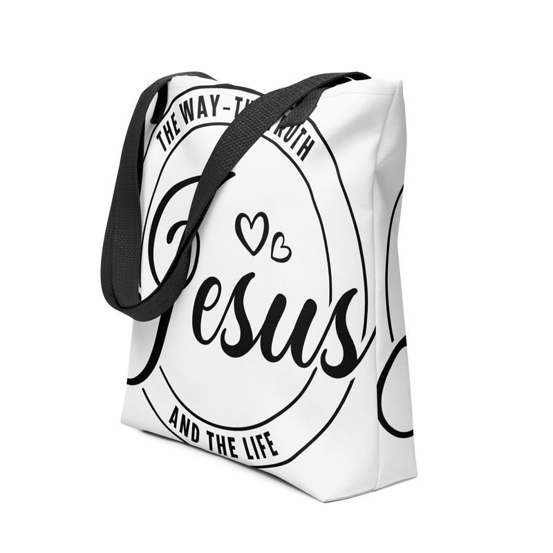 "Jesus Is The Way" Tote bag