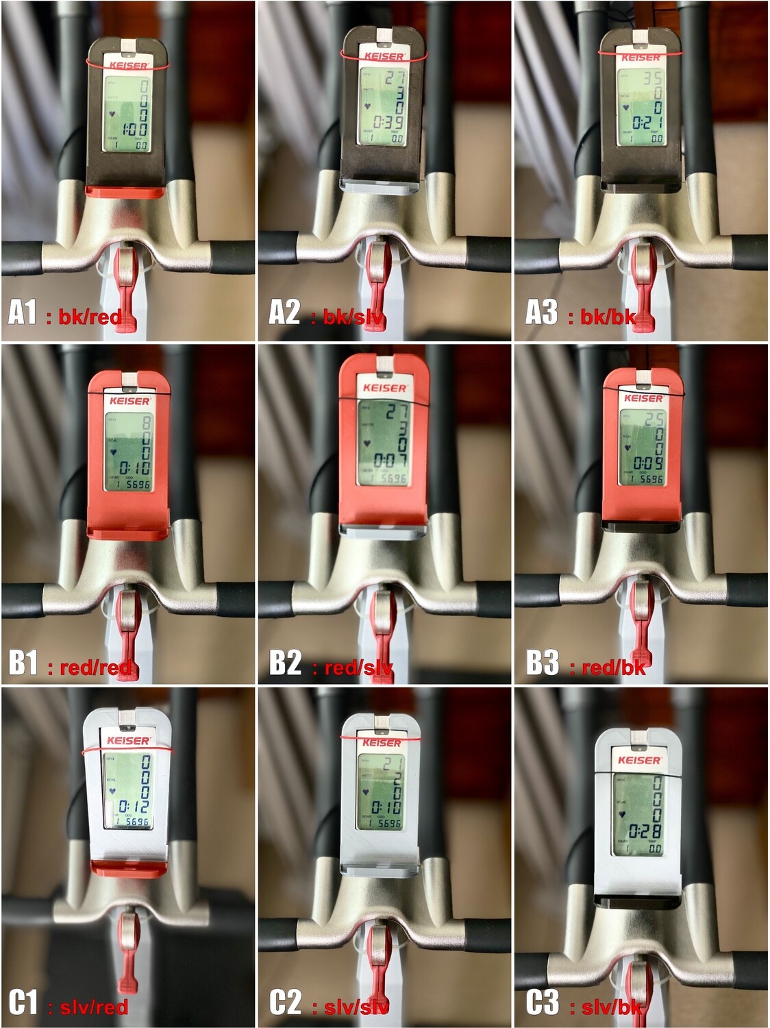 Keiser m3 online tablet holder