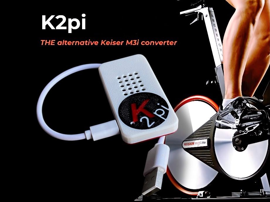 K2pi Bluetooth converter for Keiser M3i (not for connecting to Garmin watches)
