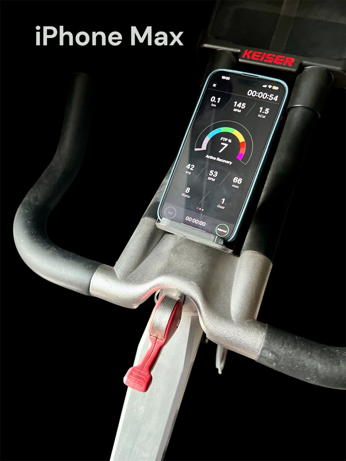 Keiser computer Phone stand