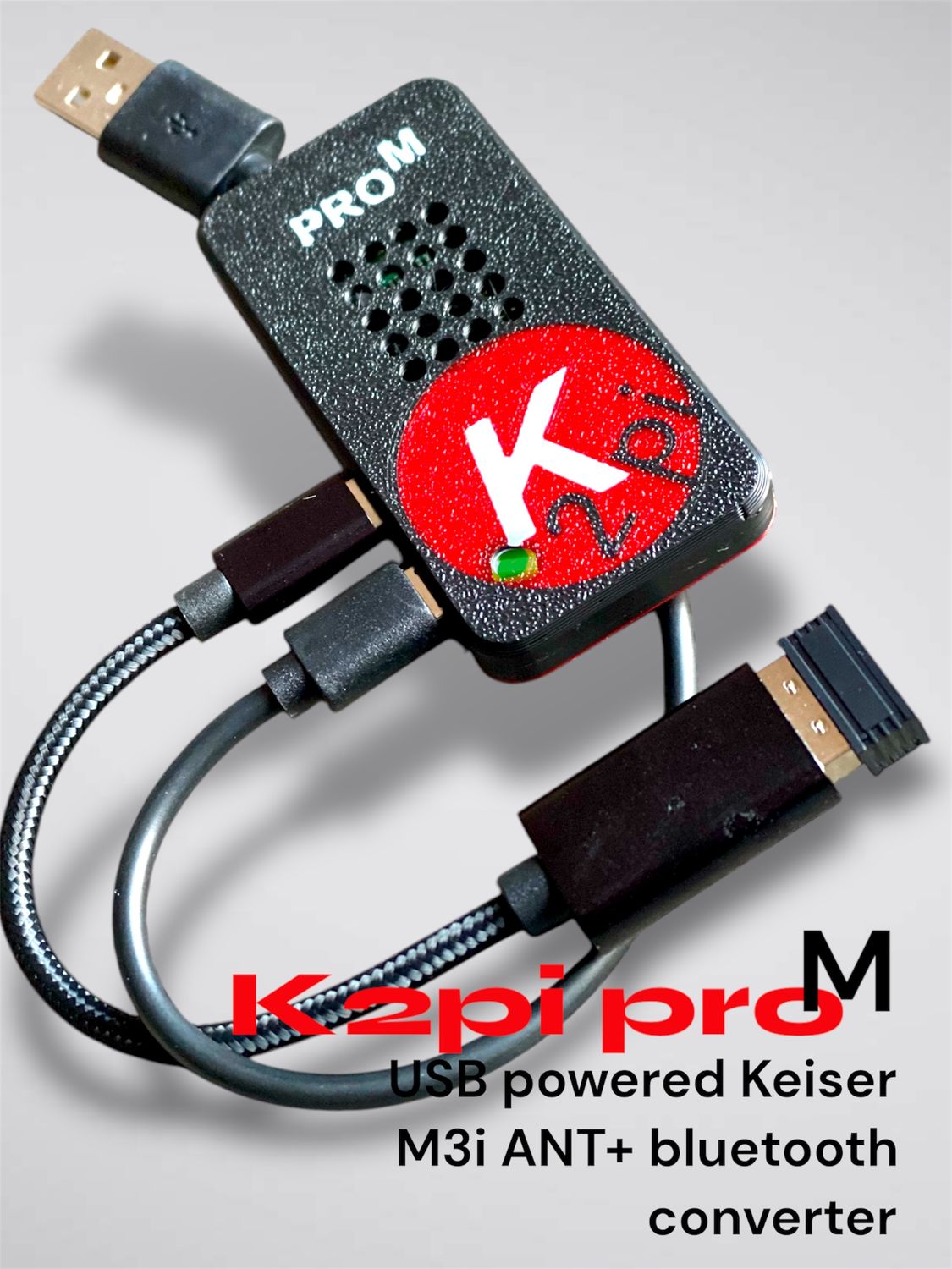 ‘K2pi PROm’ with ANT+ for original Keiser M3i computers only.