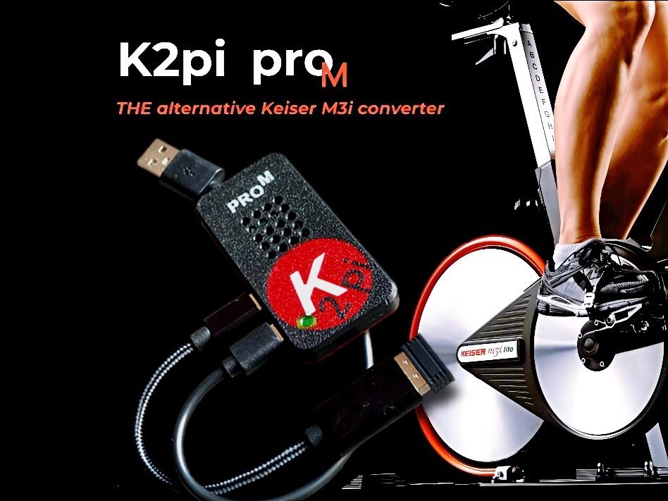 ‘K2pi PROm’ with ANT+ for original Keiser M3i computers only.