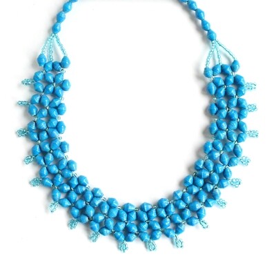 Esther Paper Bead Necklace