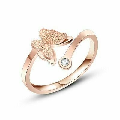 YouBella Butterfly Gold Plated Ring