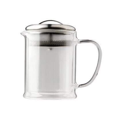 Casaware 15oz Double Walled Glass Teapot
