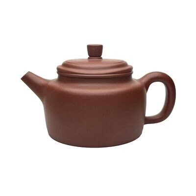 Yixing Purple Clay Barrel Teapot