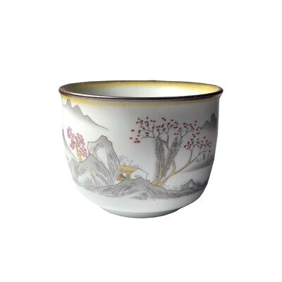 Mountain Hideaway Ceramic Gong Fu Tea Cup