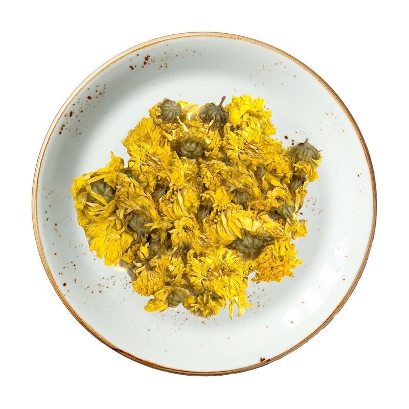 Yellow Chrysanthemum Flower Gongju