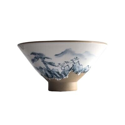 Snowy Mountain Ceramic Gong Fu Tea Cup