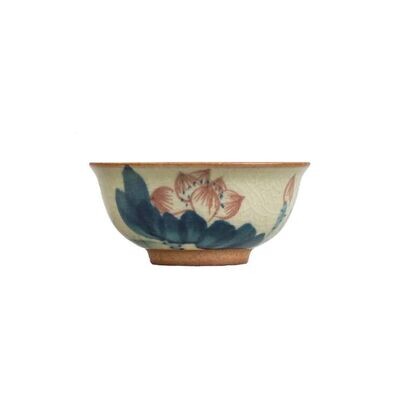 Red Lotus Ceramic Gong Fu Tea Cup