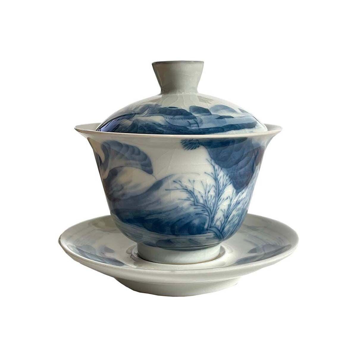 Kangxi Garden Gaiwan & Saucer