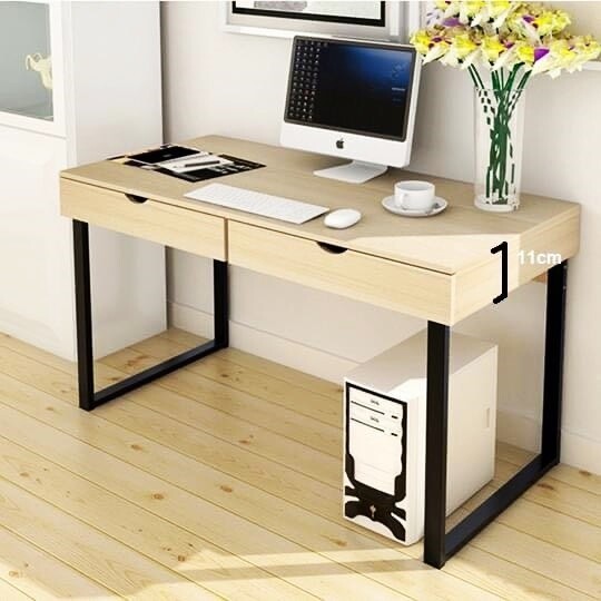 Contemporary Minimalist Home Office Table for Sale in Ash Color
