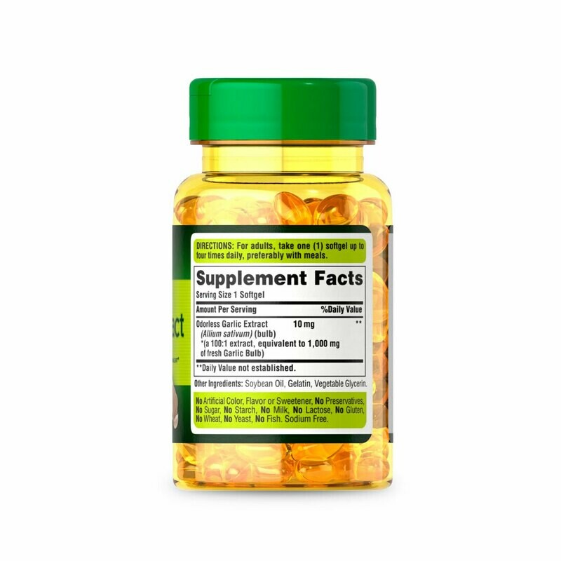 Odorless Garlic Extrac 1,000 mg