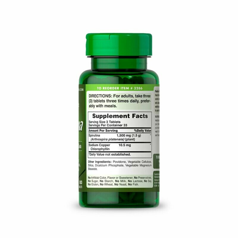Spirulina 500 mg