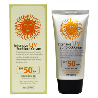 Intensive UV Sunblock Cream 70ml [3w clinic]
