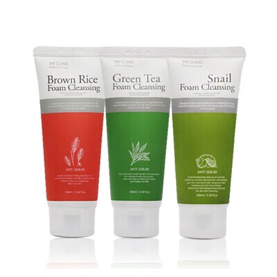 Jabón facial de té verde [3w clinic]