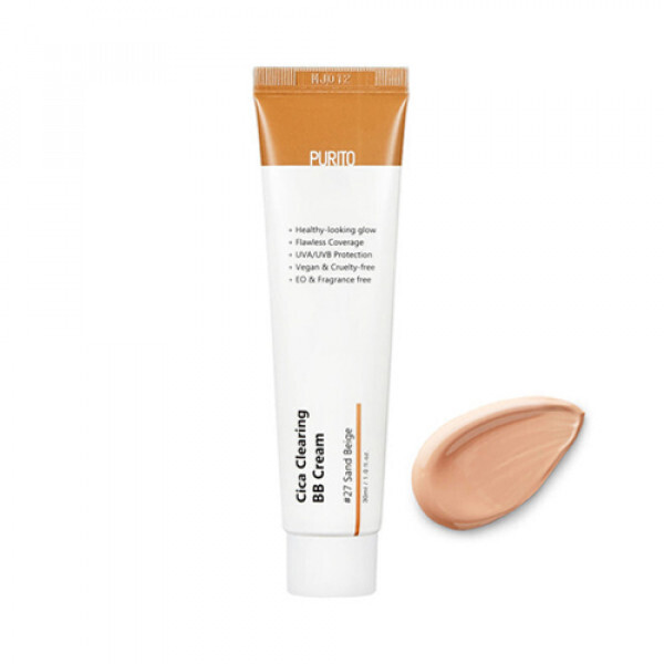 BB Cream Protector Solar, Opciones: Cica Clearing BB Cream - 30ml (SPF38 PA+++) Purito
