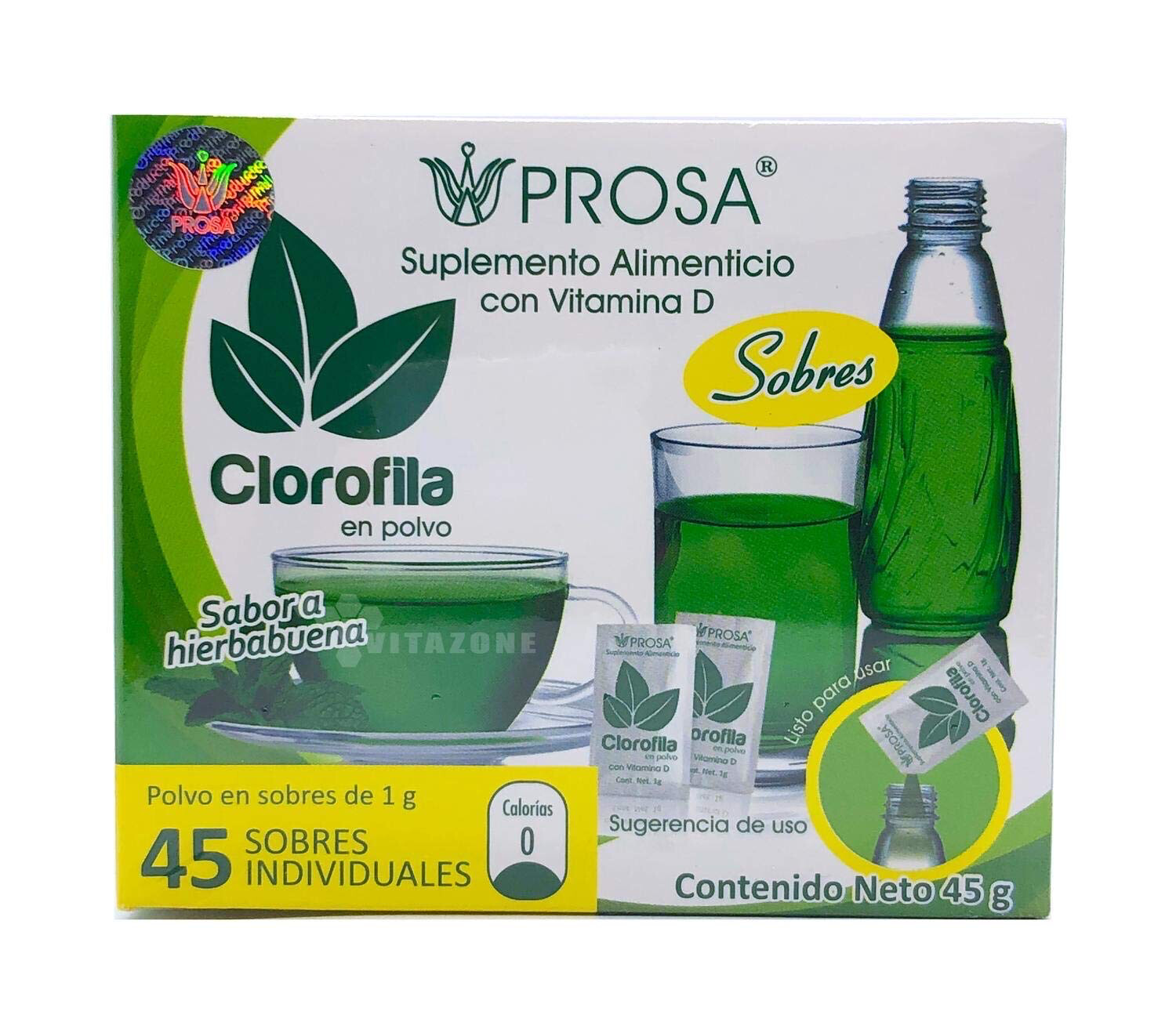 Clorofila 45 Sobres Prosa