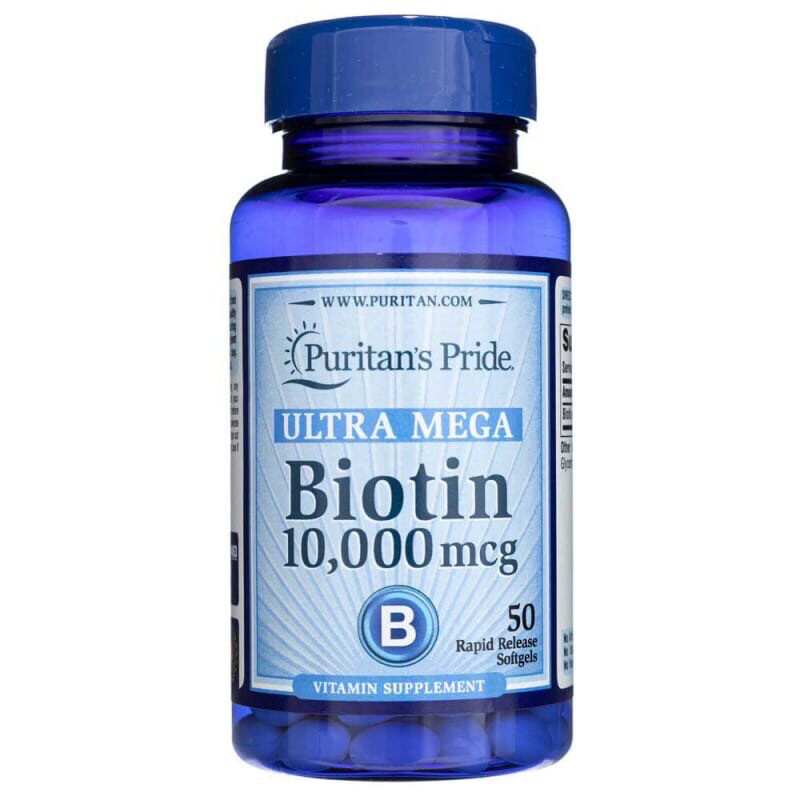 Biotin 10,000 Mcg x 50 Perlas