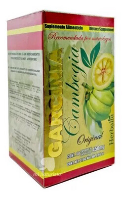 Garcinia cambogia Herbalia5000 caja 60 cápsulas